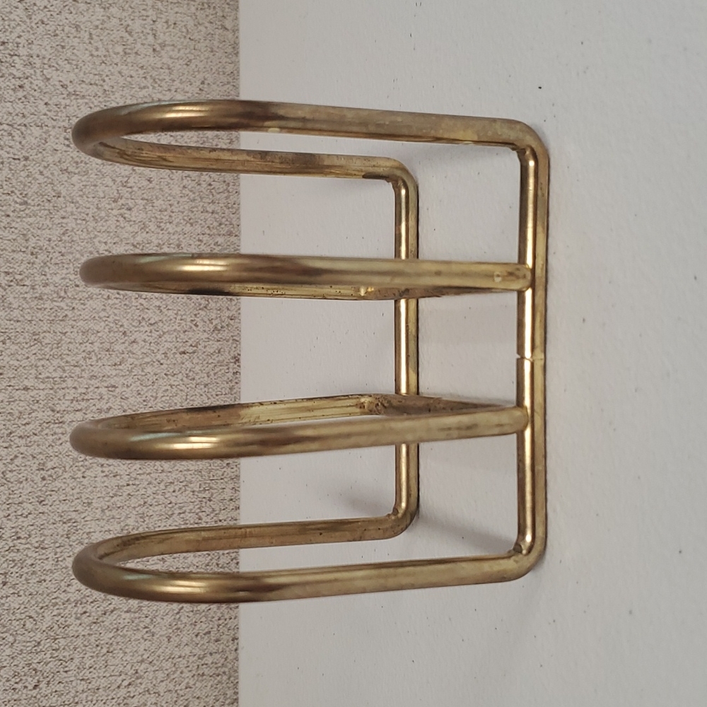 Vintage Brass Letter Holder